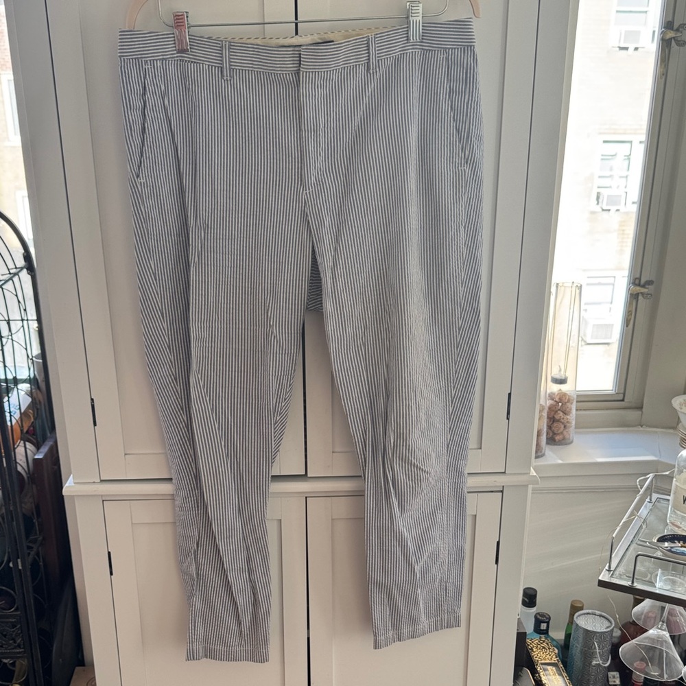 POLO Ralph Lauren Women’s Blue Striped Dress Pants